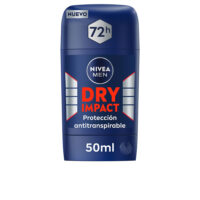 Bottle  of  Nivea  Men  Dry  Impact  Roll  On  Deodorant  by  Nivea,  a  roll  on  indicated  for  48  hour  underarm  protection.
