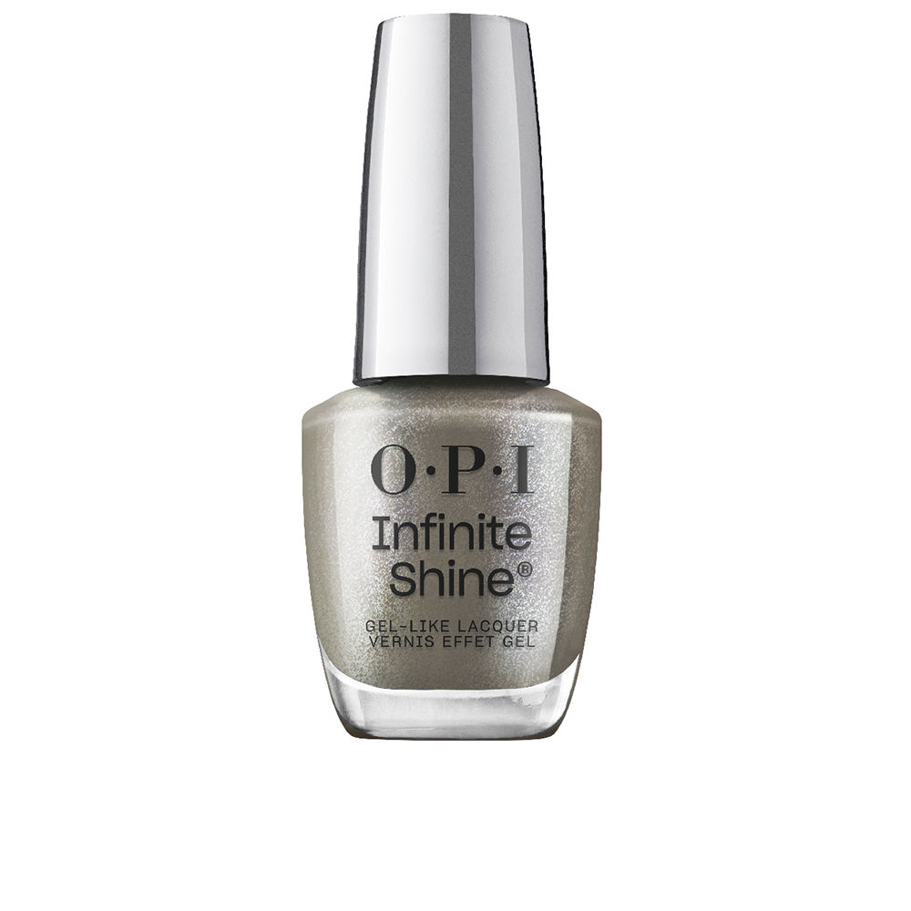 OpiInfiniteShineWhat'sYourMannitudeCollectionColorBellyButtonBling15ml Bottle of Opi Infinite Shine Belly Button Bling by Opi, a nail lacquer indicated for long lasting high shine nail color.