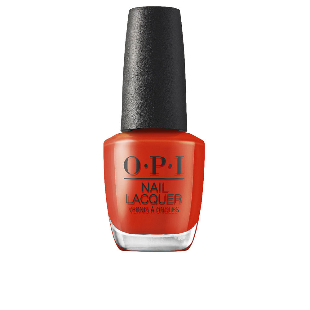 OpiNailLacquerWhat'sYourMannitudeCollectionColorTotallyRed-Ical15ml Bottle of Opi Nail Lacquer Totally Red Ical by Opi, a nail polish indicated for fast drying and natural finish nail color.