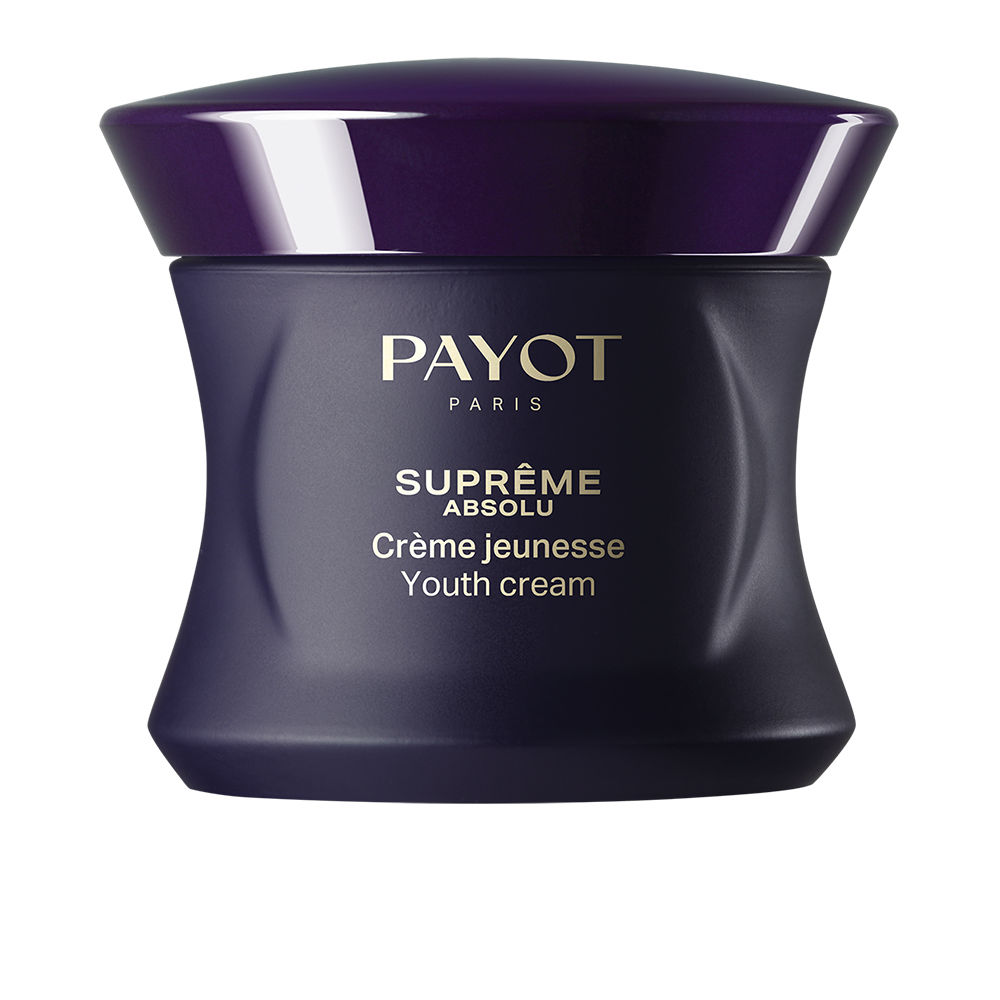 PayotSuprêmeAbsoluYouthCream50ml Jar of Payot Suprême Absolu Youth Cream by Payot, a face cream indicated for plumping, nourishing and hydrating the skin.