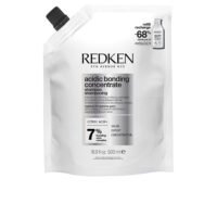 Bottle  of  Redken  Acidic  Bonding  Concentrate  Shampoo  Refill  by  Redken,  a  fortifying  shampoo  indicated  for  dyed  and  damaged  hair.