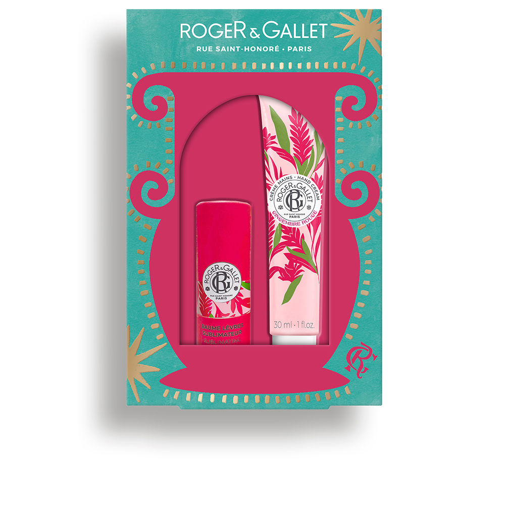 Roger&GalletGingembreRougeLipBalm+HandCreamSet Roger & Gallet Gingembre Rouge Lip Balm + Hand Cream Set