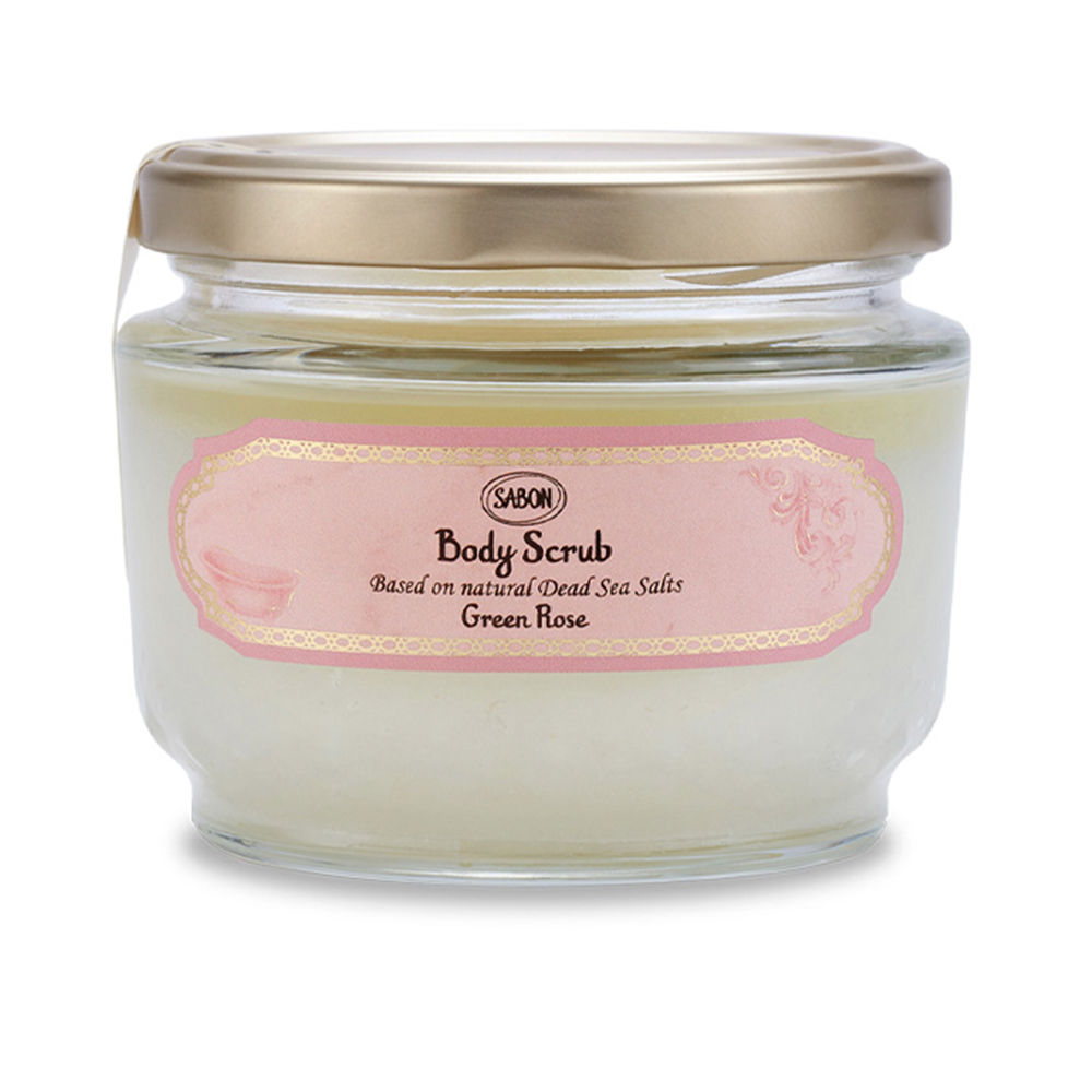 SabonBodyScrubGreenRose320g Sabon Body Scrub Green Rose 320g