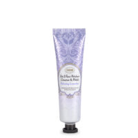 Jar  of  Sabon  Face  Polisher  2  In  1  Relaxing  Lavender,  a  face  polisher  indicated  for  smoothing  and  hydrating  the  skin.