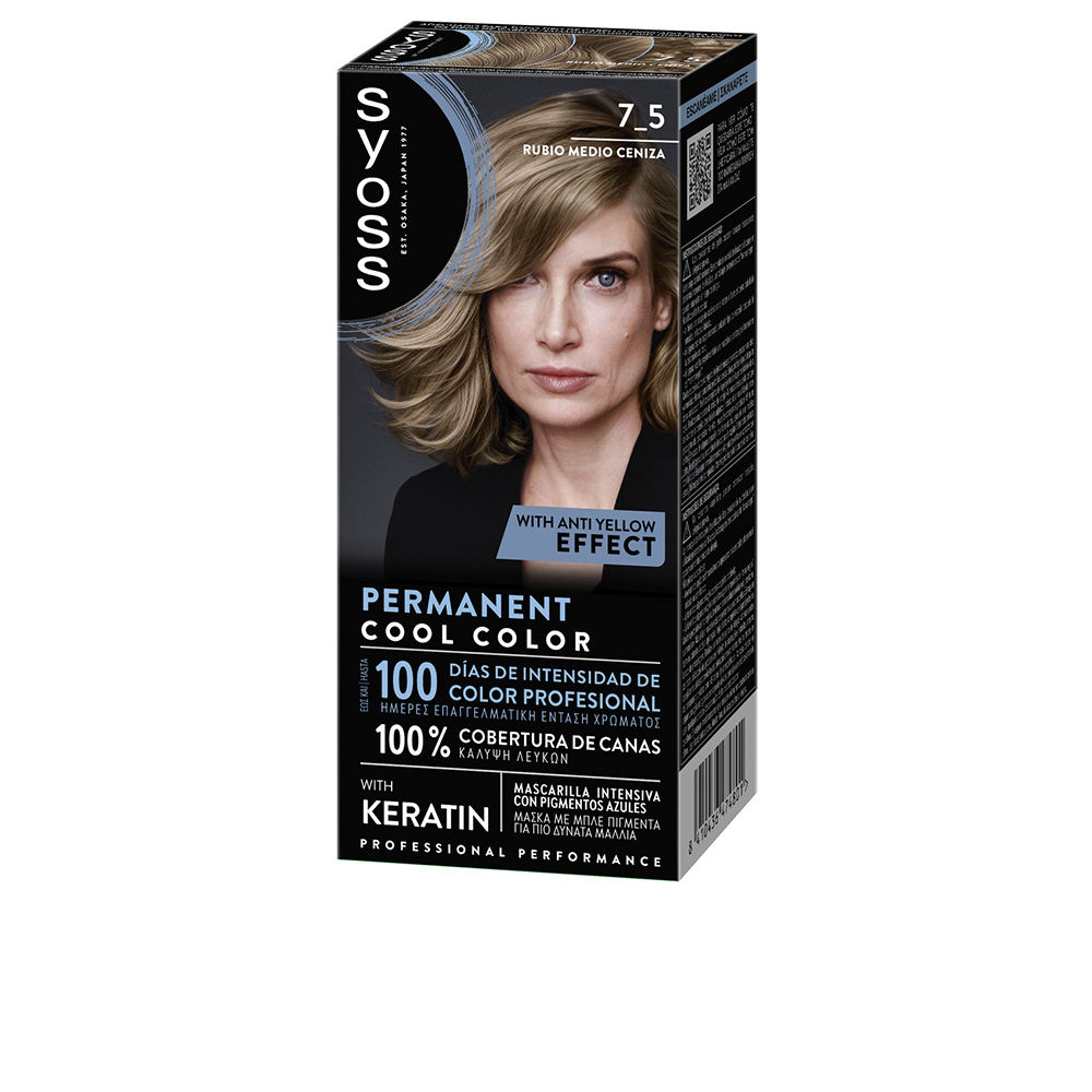 SyossPermanentCoolHairColor7.5AshyNude Syoss Permanent Cool Hair Color 7.5 Ashy Nude