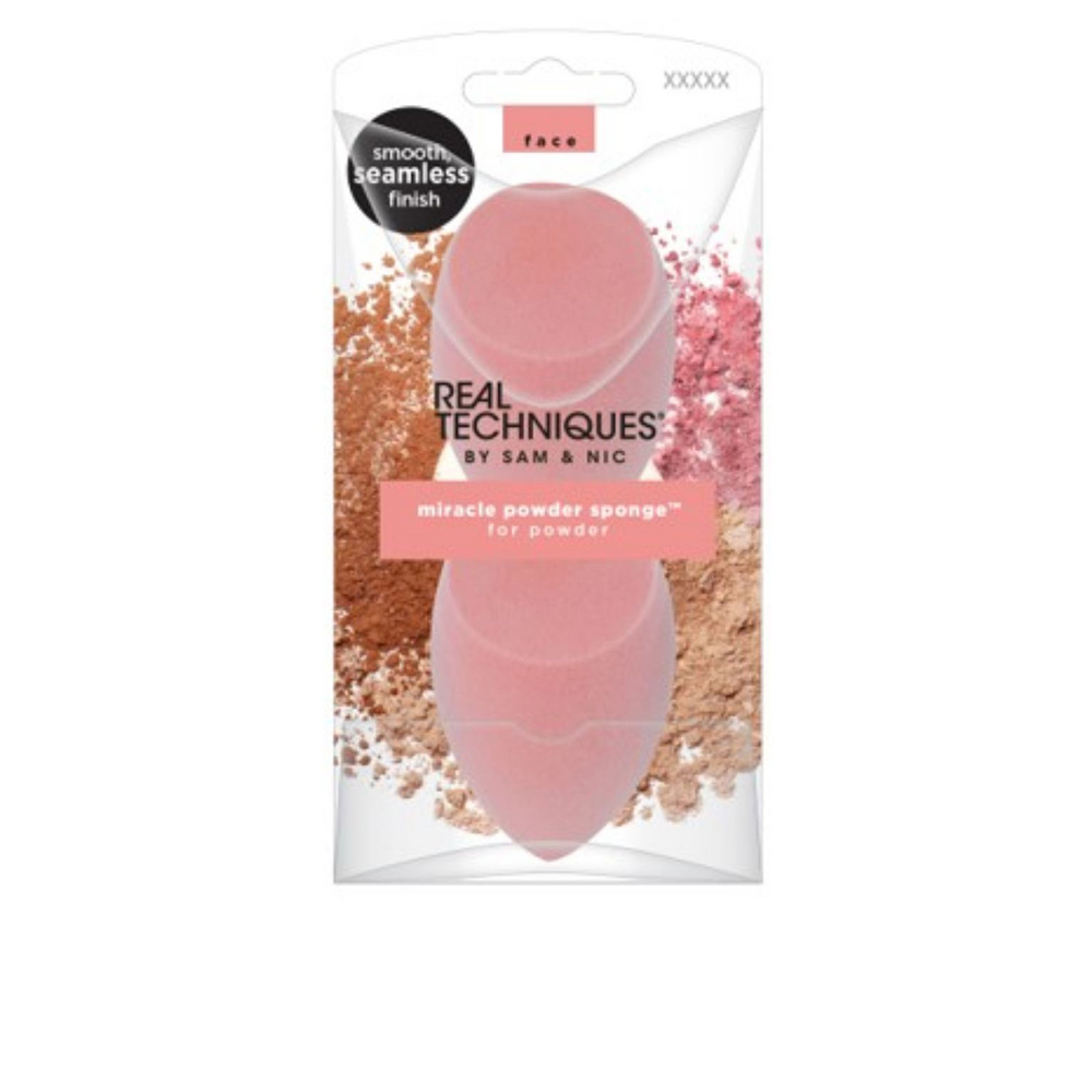 127424.jpg Real Techniques Miracle Powder Sponge Set 2 pz - Image 1