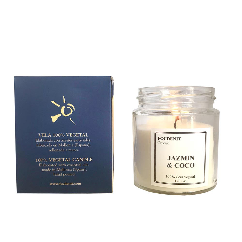 154967.jpg Focdenit Scented Candle Jasmine - Coconut 1 U - Image 1