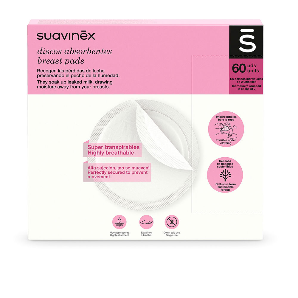 177744.jpg Suavinex Discos Protegesenos Nature 60 u - Image 1