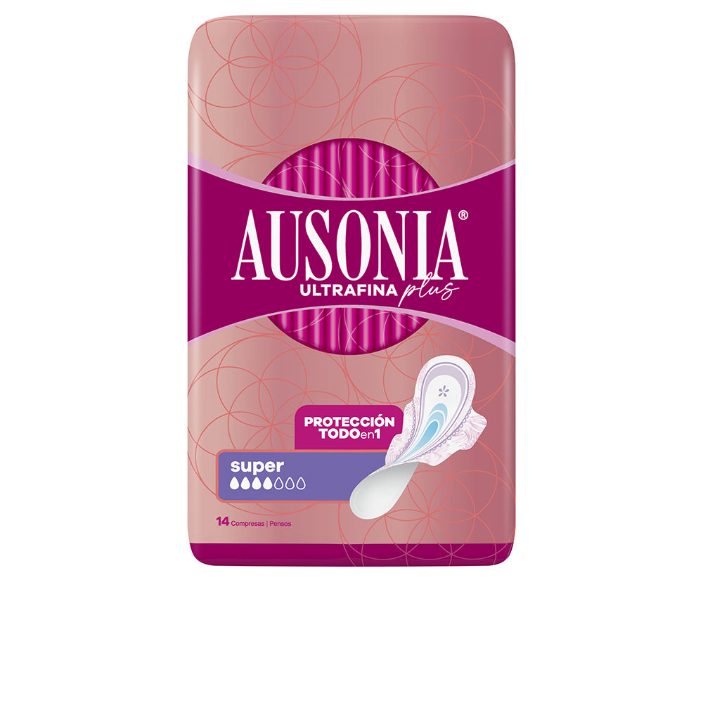 178152.jpg Ausonia Ultrafine Plus Super Pads with Wings 14 Units - Image 1