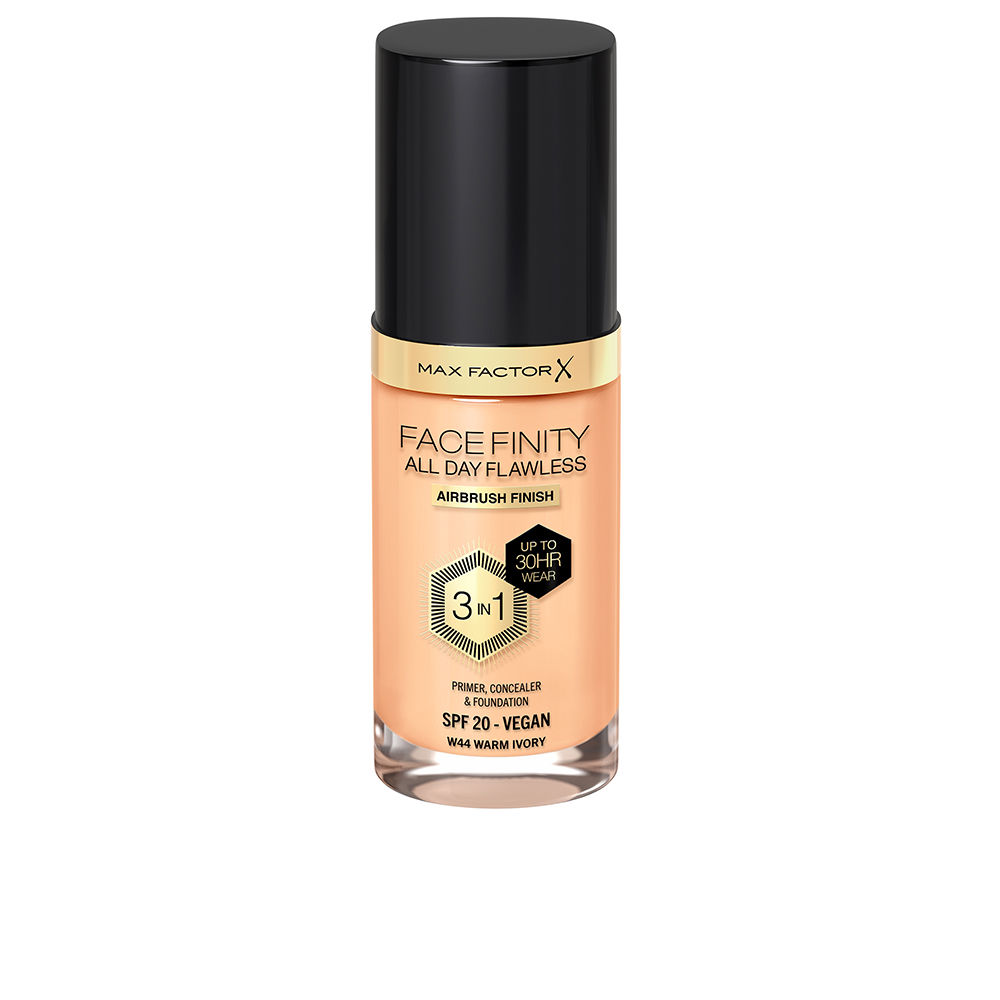 185252-1.jpg Max Factor Facefinity All Day Flawless Foundation 3-in-max-factor-facefinity-3in1-primer-concealer-and-foundation-1 Color 44 Warm Ivory 30ml - Image 1