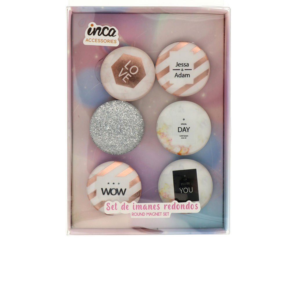 185470.jpg Inca Round Magnets Lote 6 pçs - Image 1