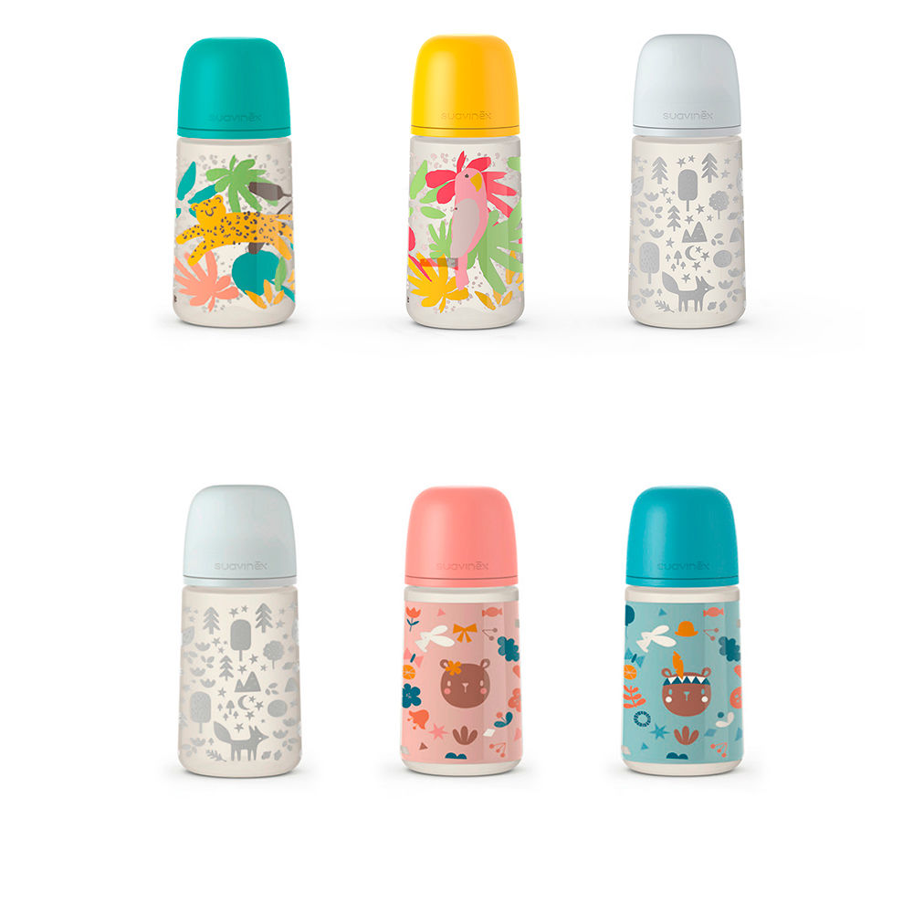50086260.jpg Suavinex Prints Bottle Physiological Teat M 270 ml - Image 1