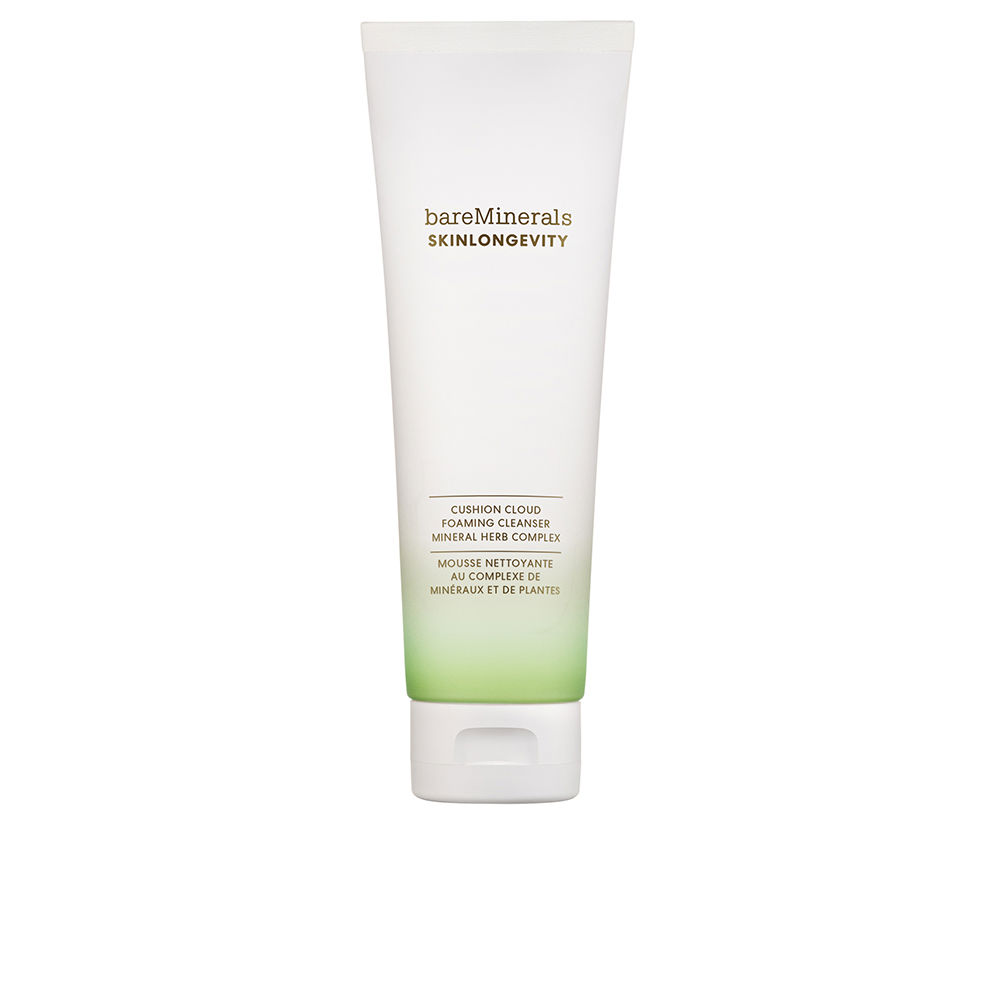 BareMineralsSkinlongevityCushionCloudFoamingCleanser120ml Bottle of Bare Minerals Skinlongevity Cushion Cloud Foaming Cleanser by Bare Minerals, a cleanser indicated for removing impurities.