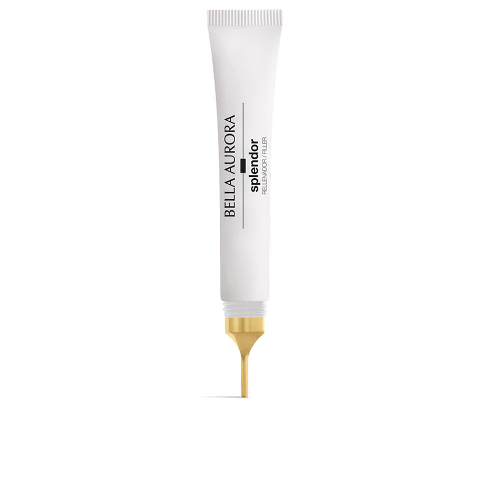 BellaAuroraSplendorFillerCream12ml Tube of Bella Aurora Splendor Filler Cream by Bella Aurora, a targeted cream indicated for filling and smoothing wrinkles.