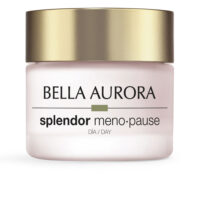 Jar  of  Bella  Aurora  Splendor  Menopause  Day  Cream  by  Bella  Aurora,  a  cream  indicated  for  correcting  signs  of  menopause.