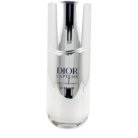Bottle  of  Dior  Capture  Serum  by  Dior,  a  revitalizing  serum  indicated  for  collagen  production  and  skin  firmness.
