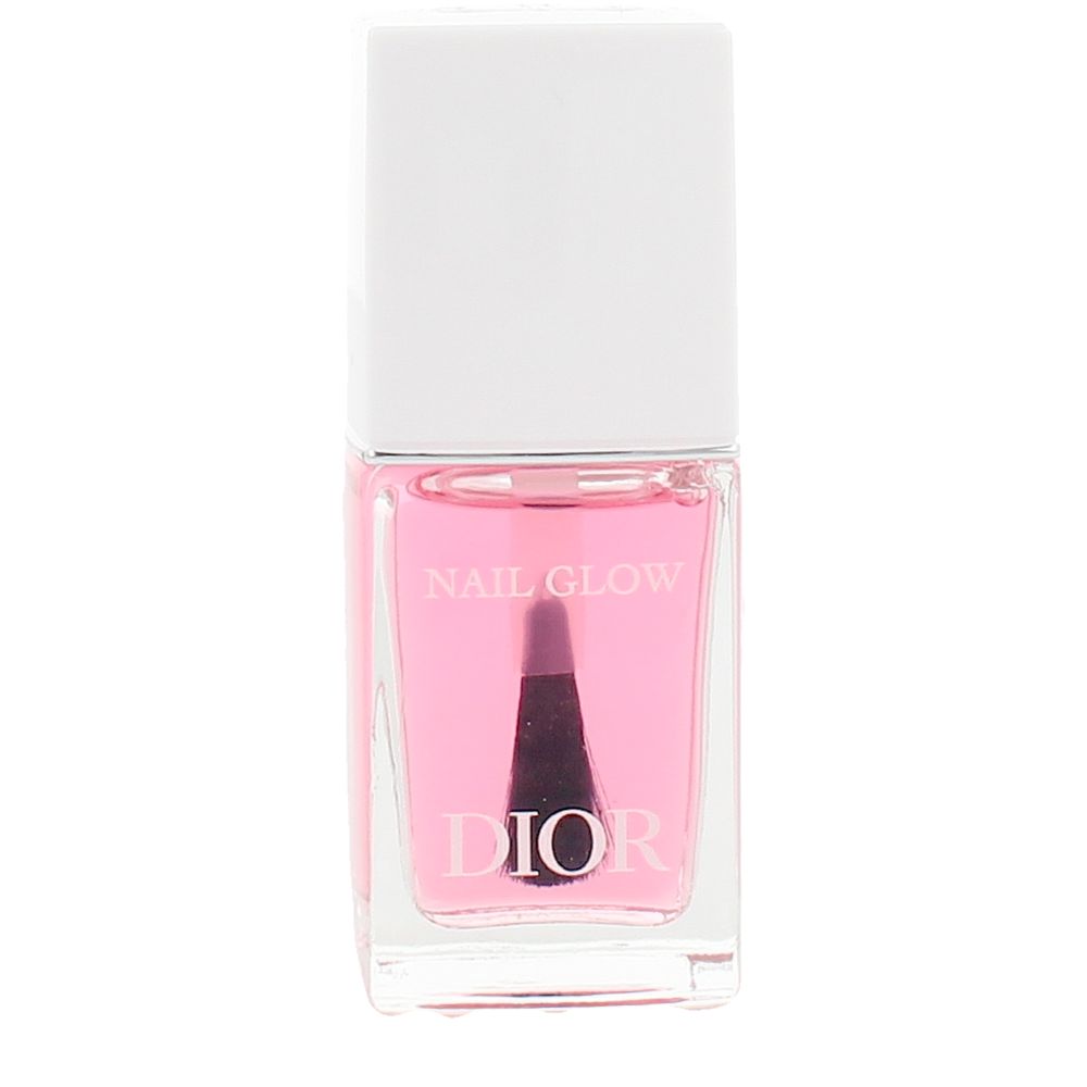 DiorNailGlowEffetFrenchInstantManucure10ml Bottle of Dior Nail Glow Effet French Instant Manucure by Dior, a nail treatment indicated for a natural French manicure effect.