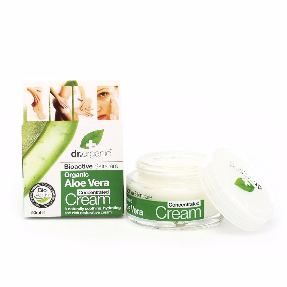 Dr.OrganicBioactiveOrganicAloeVeraConcentratedCream50ml Dr. Organic Bioactive Organic Aloe Vera Concentrated Cream 50ml