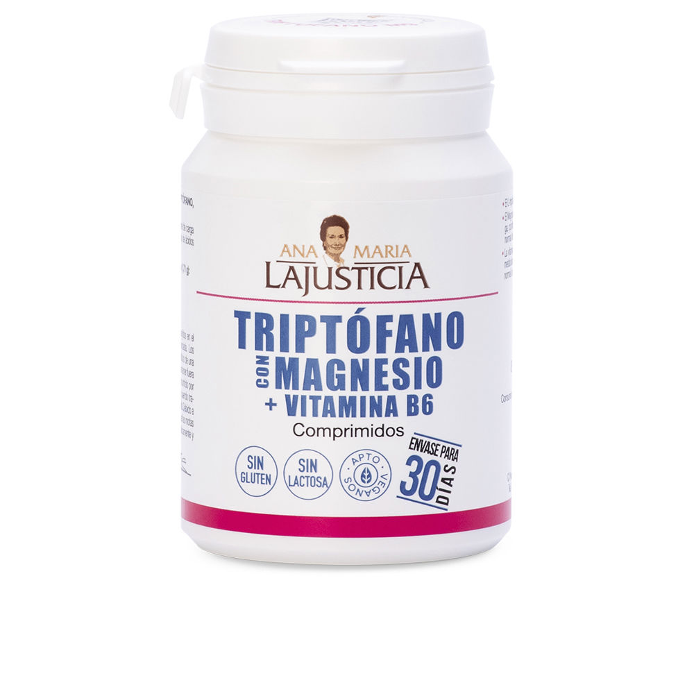 124297.jpg Ana María Lajusticia Triptofano Com Magnésio + Vitamina B6 60 Comprimidos - Image 1