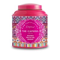 Product  container  of  The  Capsoul  Rooibos  Wild  Berries  Tea  by  The  Capsoul,  a  loose-leaf  tea  indicated  for  relaxation  and  well-being.