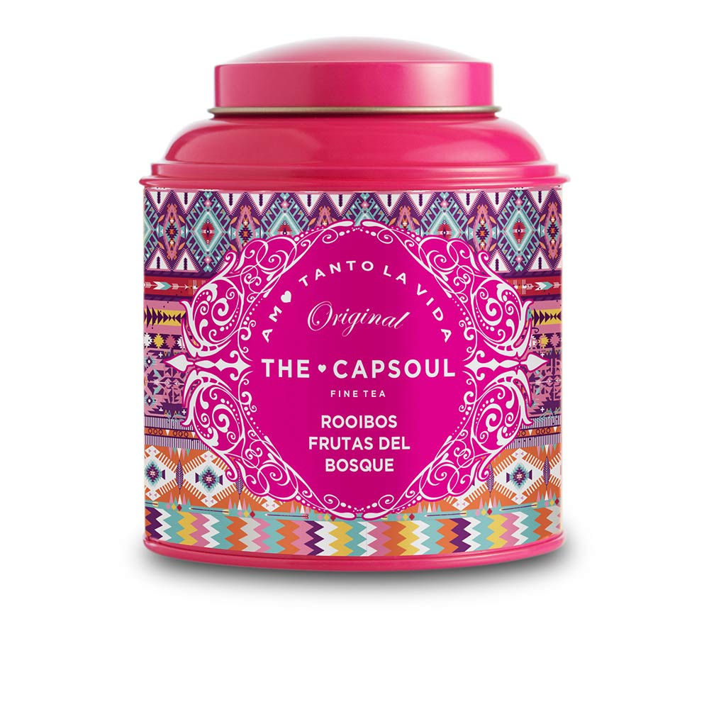 130400-1.jpg Product container of The Capsoul Rooibos Wild Berries Tea by The Capsoul, a loose-leaf tea indicated for relaxation and well-being.
