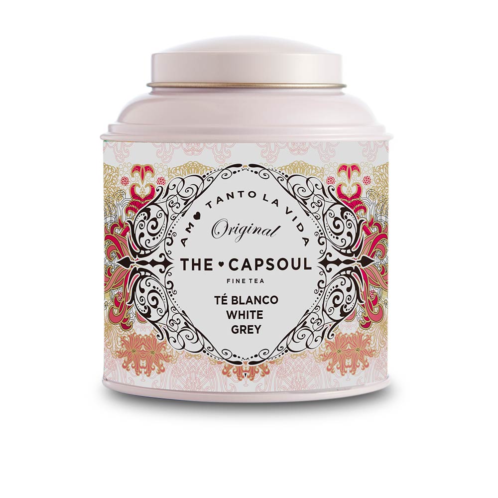 152716-1.jpg Product container of The Capsoul White Tea White Grey by The Capsoul, a loose-leaf white tea indicated for overall vitality.