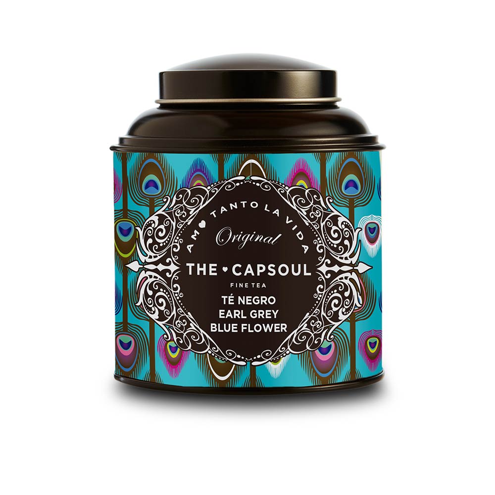 152720-1.jpg The Capsoul Black Tea Earl Grey Blue Flower Infusion 100gr - Image 1