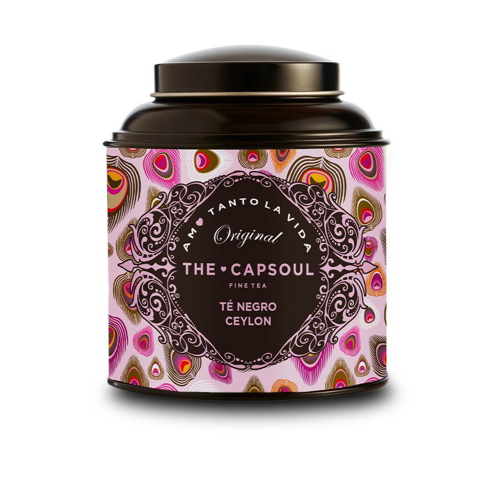 152722-1.jpg Product container of The Capsoul Black Ceylon Tea by The Capsoul, a loose leaf black tea indicated for general well-being.