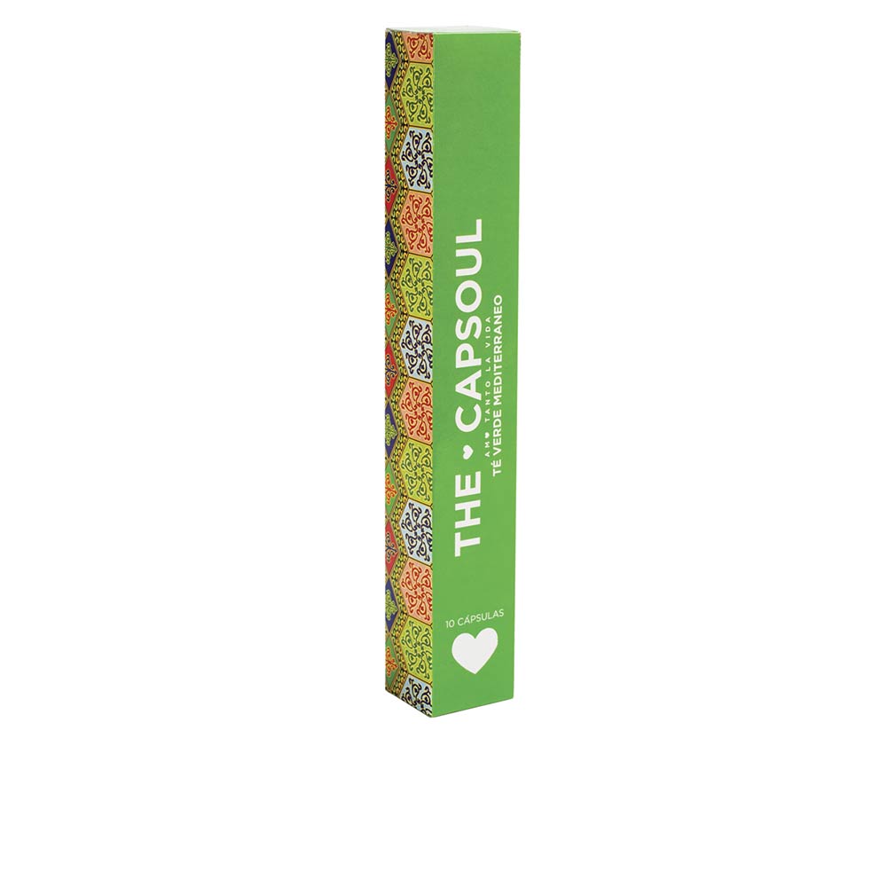152734-1.jpg Box of The Capsoul Mediterranean Green Tea Capsules by The Capsoul, a green tea indicated for overall vitality.