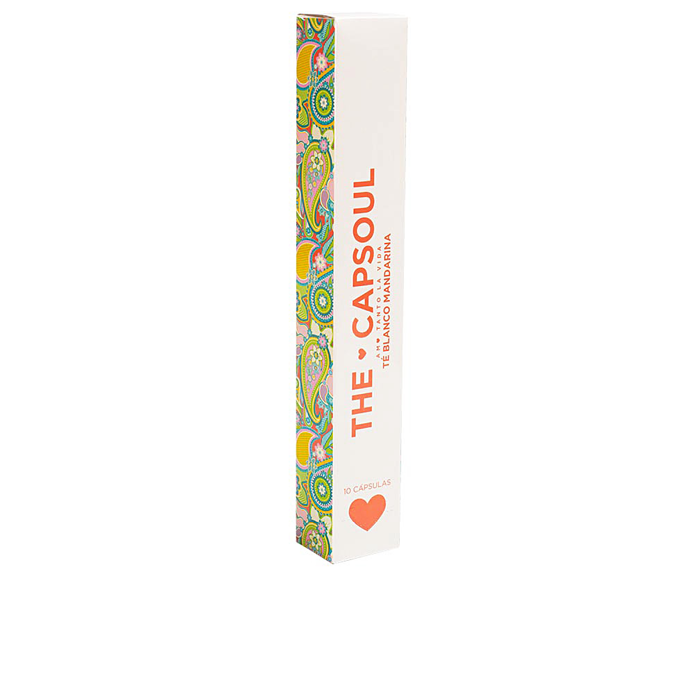 152735-1.jpg Box of The Capsoul White Tea Mandarin Capsules by The Capsoul, a white tea blend indicated for relaxation.