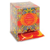 Box  of  The  Capsoul  Red  Tea  Pu  Erh,  Mango  and  Passion  Fruit  by  The  Capsoul,  a  pyramid  tea  indicated  for  digestive  wellness.