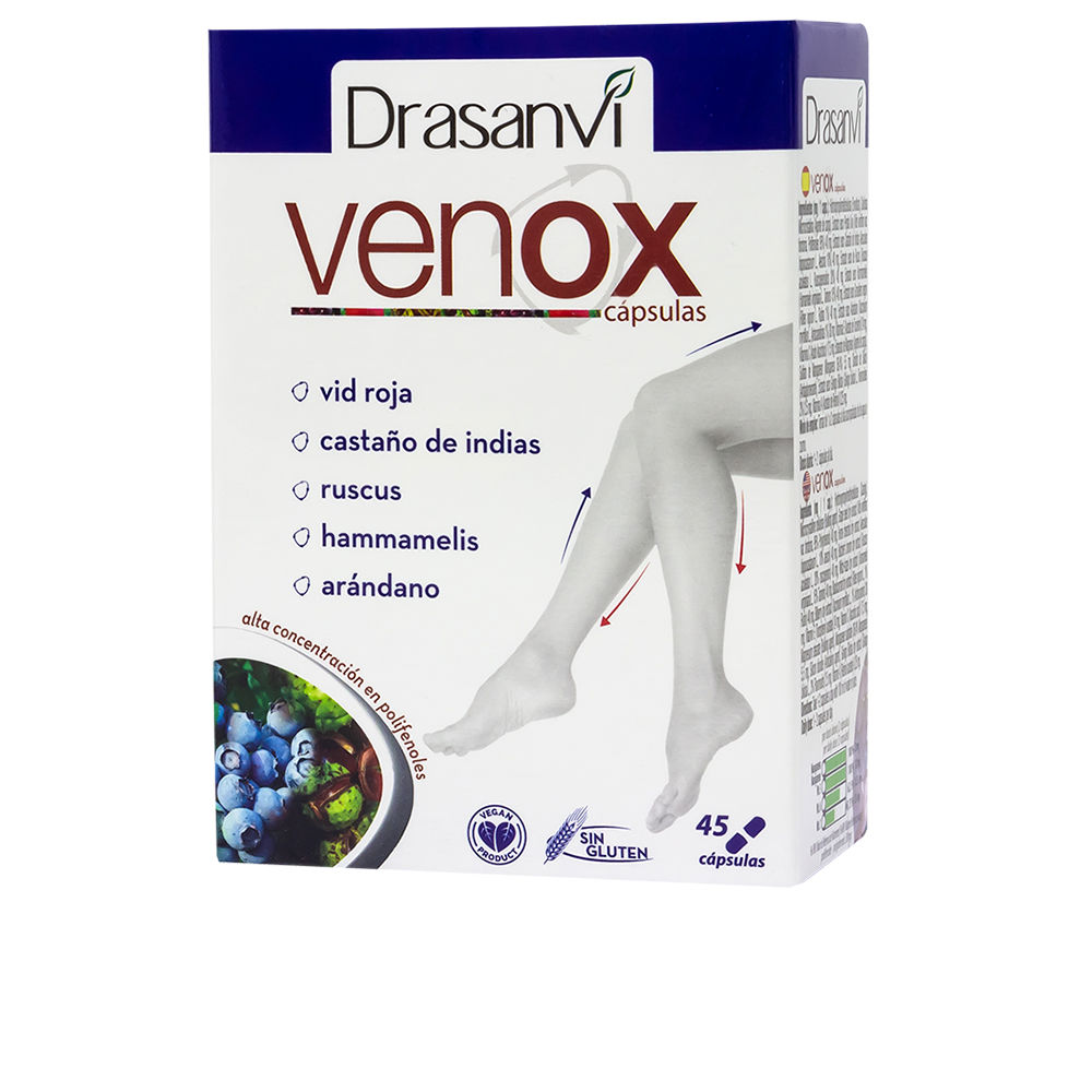 157047.jpg Box of Drasanvi Venox by Drasanvi, a capsule supplement indicated for circulatory function and daily vitality.