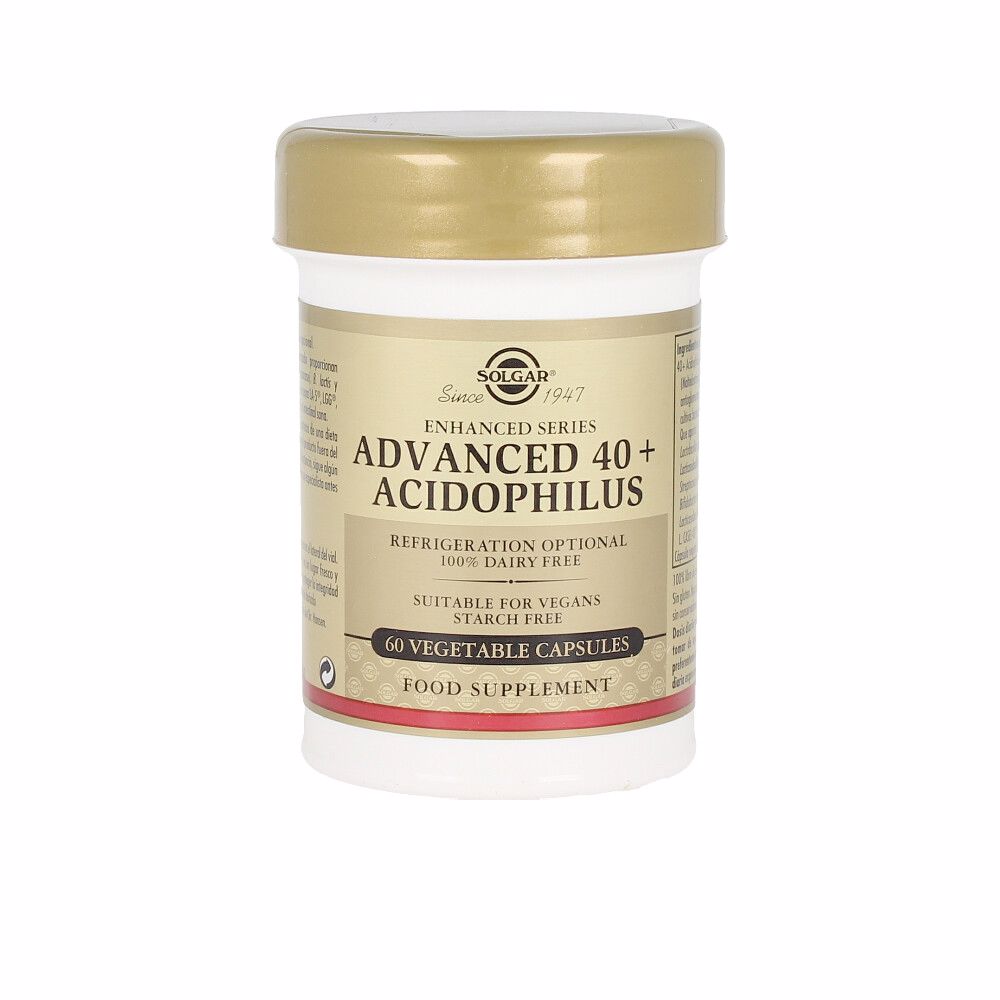 163912.jpg Solgar 40 Plus Advanced Acidophilus Vegetable Capsules 60 units - Image 1