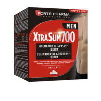 Box  of  XtraSlim  700  Men  Fat  Burner  by  Forté  Pharma,  a  capsule  supplement  indicated  for  men  fat  burning  and  sculpting.
