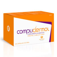 Product  container  of  Complidermol  Skin,  Hair  &  Nails  Capsules  by  Complidermol,  a  capsule  indicated  for  skin  and  nail  health.