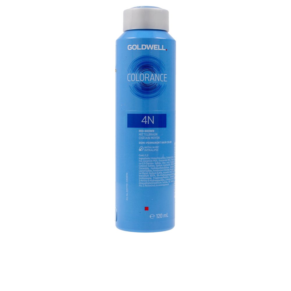 174868-1.jpg Goldwell Colorance デミパーマネント ヘアカラー 4N 120ml - 画像 (1)