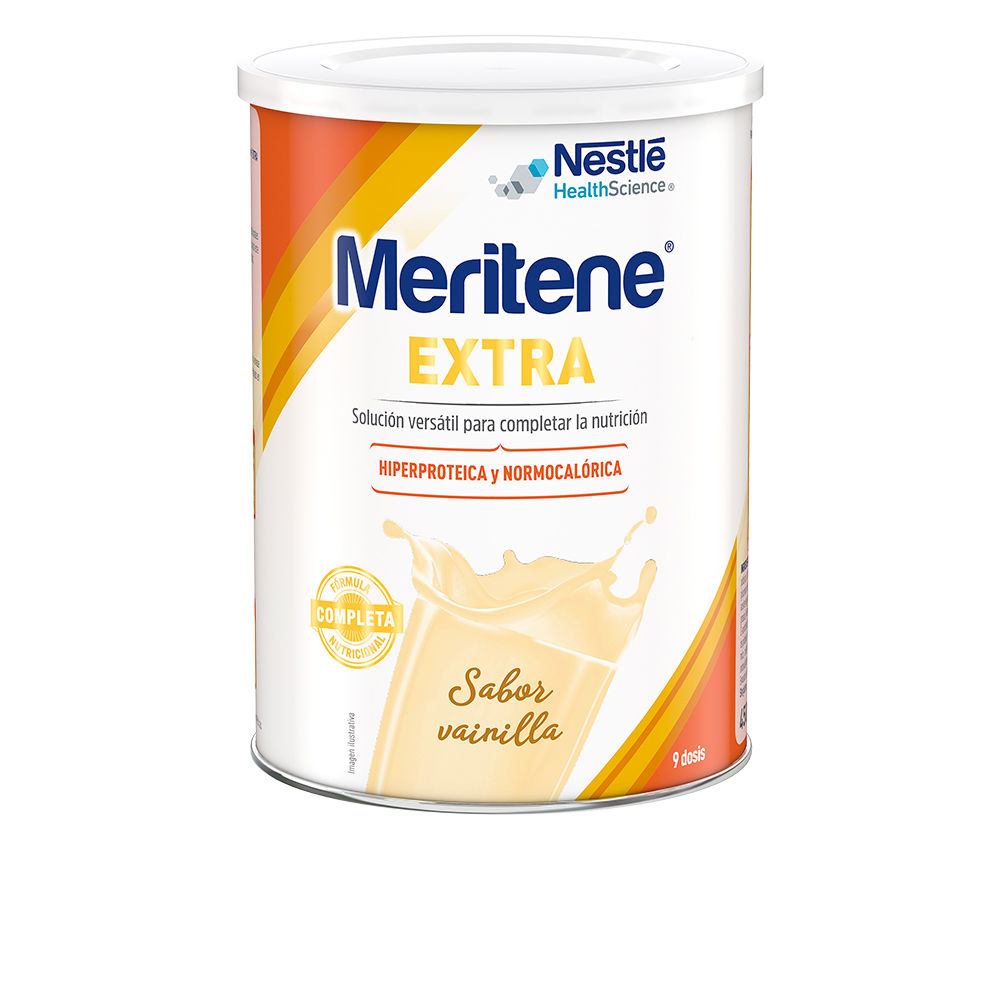 178253.jpg Jar of Meritene Extra Vanilla Nutritional Powder by Meritene, a nutritional powder indicated for muscle maintenance.