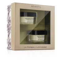 Product  container  of  Atashi  Cellular  Perfection  Skin  Firmness  &  Brightness  Set,  a  cream  set  indicated  for  skin  lifting  and  radiance.