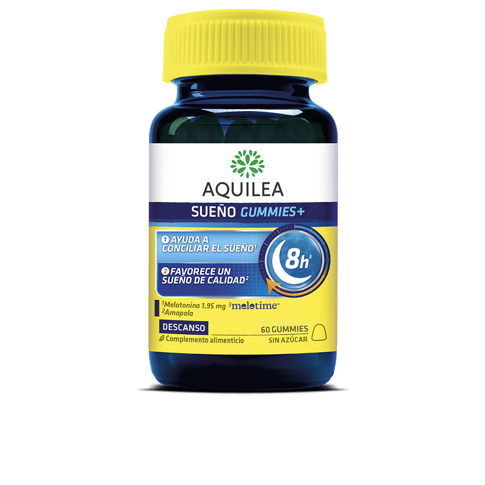 189226.jpg Bottle of Aquilea Sleep Sugar-Free Gummies Blueberry x60, a melatonin gummy indicated for reducing sleep time and relaxation.