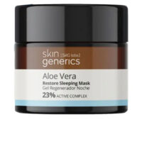 Product  container  of  Skin  Generics  Aloe  Vera  Night  Regenerating  Gel  23%  by  Skin  Generics,  a  gel  indicated  for  night  skin  regeneration.