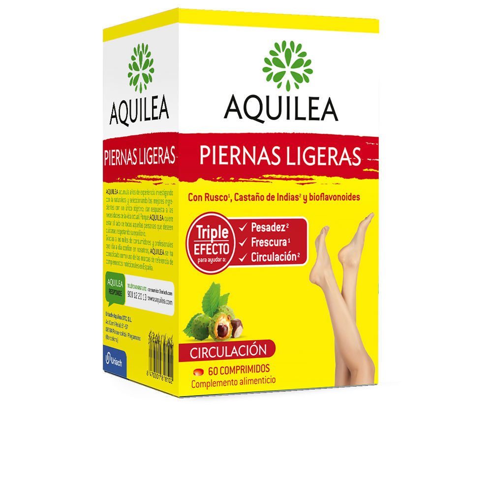 196980.jpg Box of Aquilea Light Legs Tablets by Aquilea, a supplement indicated for heavy legs and healthy circulation.