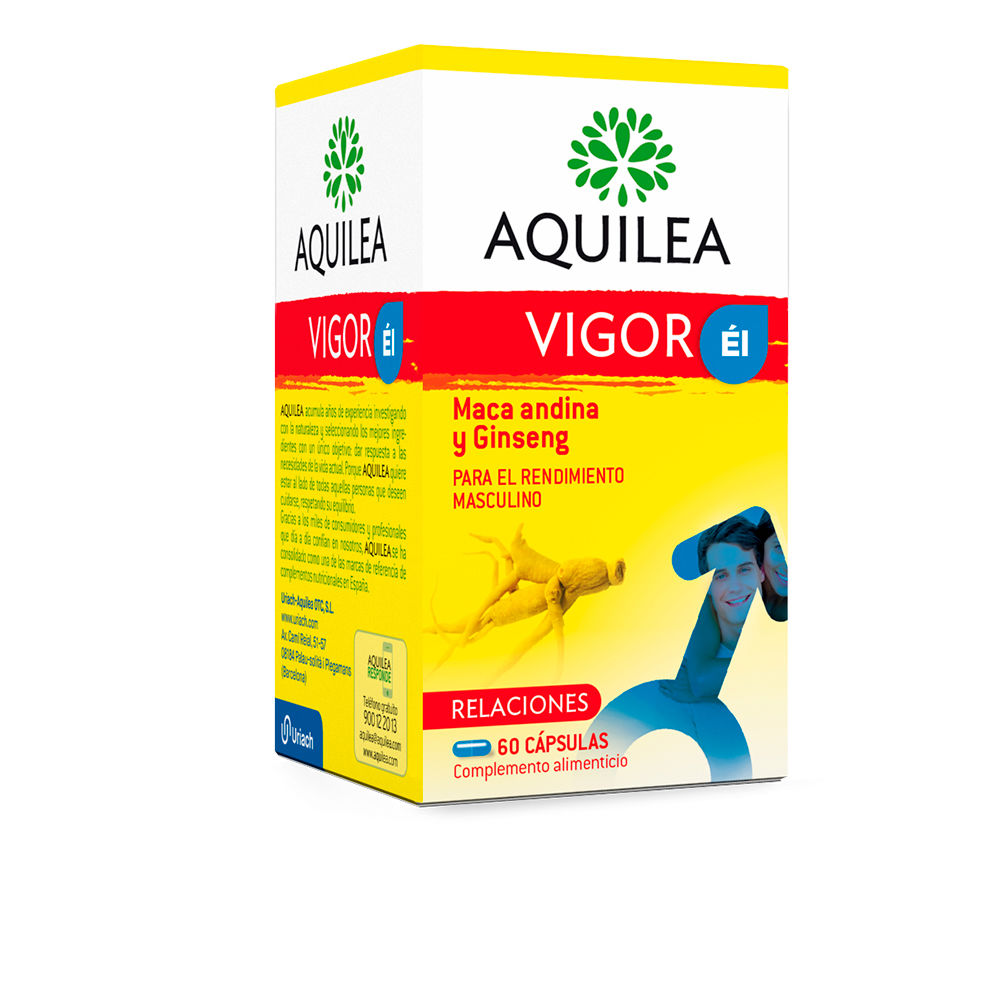 50013056.jpg Box of Aquilea Vigor Him by Aquilea, a capsule supplement indicated for enhancing men vitality and energy levels.