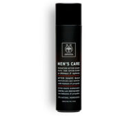Tube  of  Apivita  Mens  Care  After  Shave  Balm  by  Apivita,  a  moisturizing  balm  indicated  for  calming  and  hydrating  skin  post-shaving.