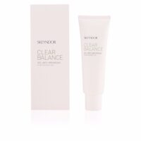 Product  container  of  Skeyndor  Clear  Balance  Gel  Anti-Impurity  by  Skeyndor,  a  gel  indicated  for  purifying  oily  and  blemish-prone  skin.