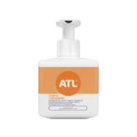Jar of ATL Moisturizing Cream by ATL, a non-greasy cream indicated for moisturizing and protecting the skin for the whole family.