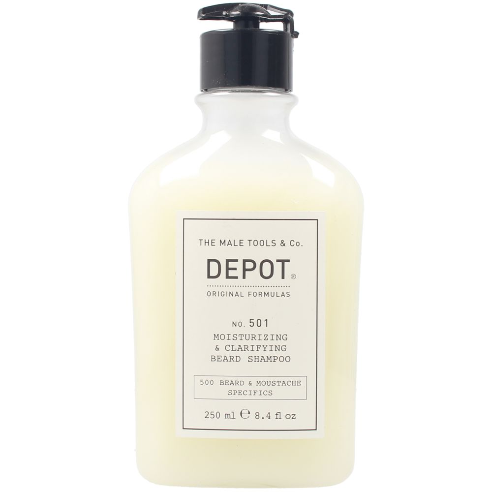 186714.jpg Depot No. 501 Moisturizing and Clarifying Beard Shampoo 250 ml - Image 1