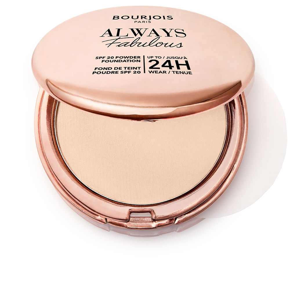 194251-1.jpg Bourjois Always Fabulous Powder Foundation SPF20 Color 100 Rose Ivory 7g - Image 1