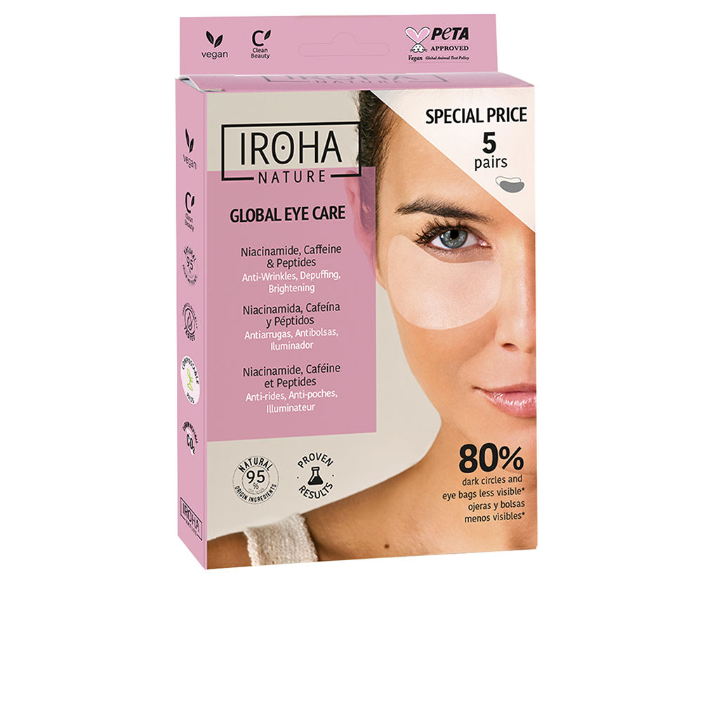 196605.jpg Sachet of Iroha Global Eye Care Mask, a nourishing eye mask indicated for dark circles and fine lines.