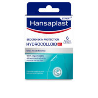 Box  of  Hansaplast  Second  Skin  Protection  Dressing  Regular  by  Hansaplast,  a  hydrocolloid  dressing  indicated  for  blister  healing.