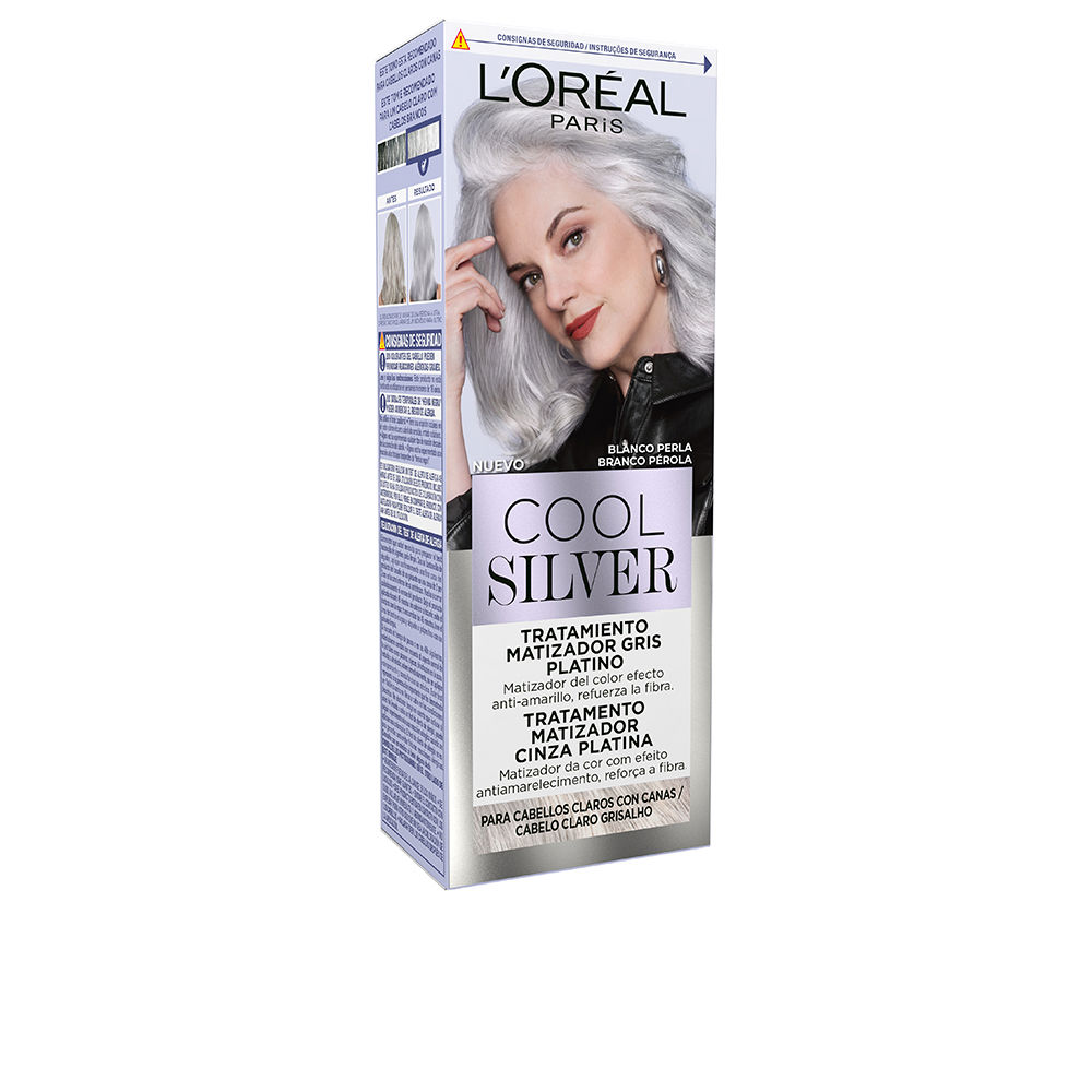205241-1.jpg L'Oréal Cool Silver Platinum Gray Toning Treatment Color Pearl White - Image 1